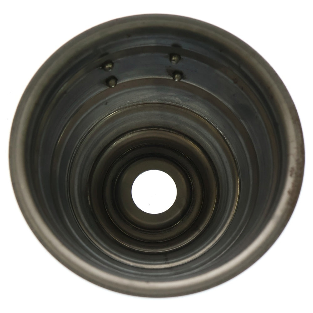 m&m(エムアンドエム) ×MASSES POT TYPE 4 - TERMIT STEEL / SMALL マシス ターミット 鉄鉢 ポット シルバー