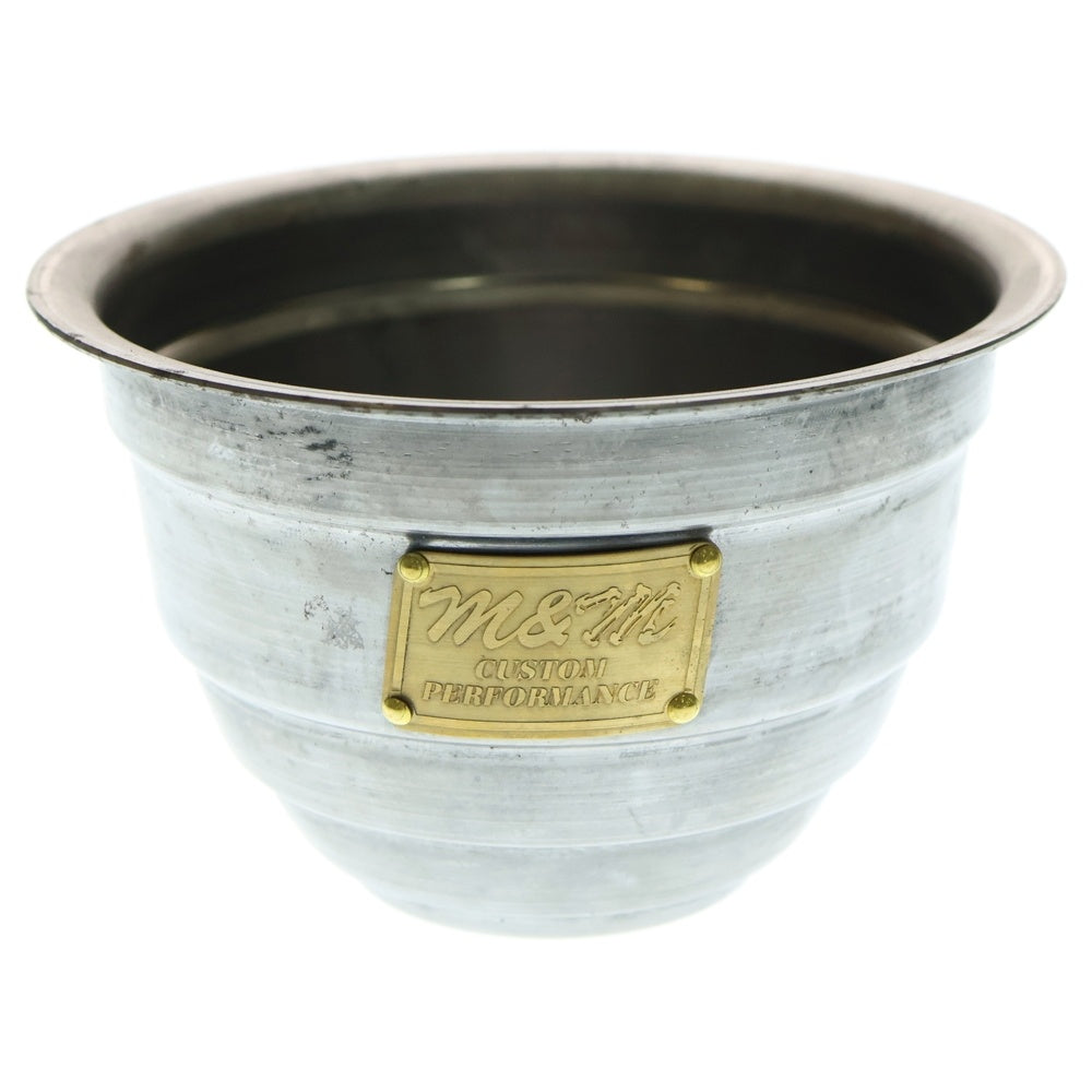 m&m(エムアンドエム) ×MASSES POT TYPE 4 - TERMIT STEEL / SMALL マシス ターミット 鉄鉢 ポット シルバー