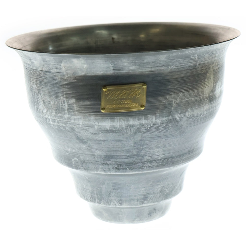 m&m(エムアンドエム) ×MASSES POT TYPE 5 - Conch STEEL / MEDIUM マシス コンク 鉄鉢 ポット シルバー