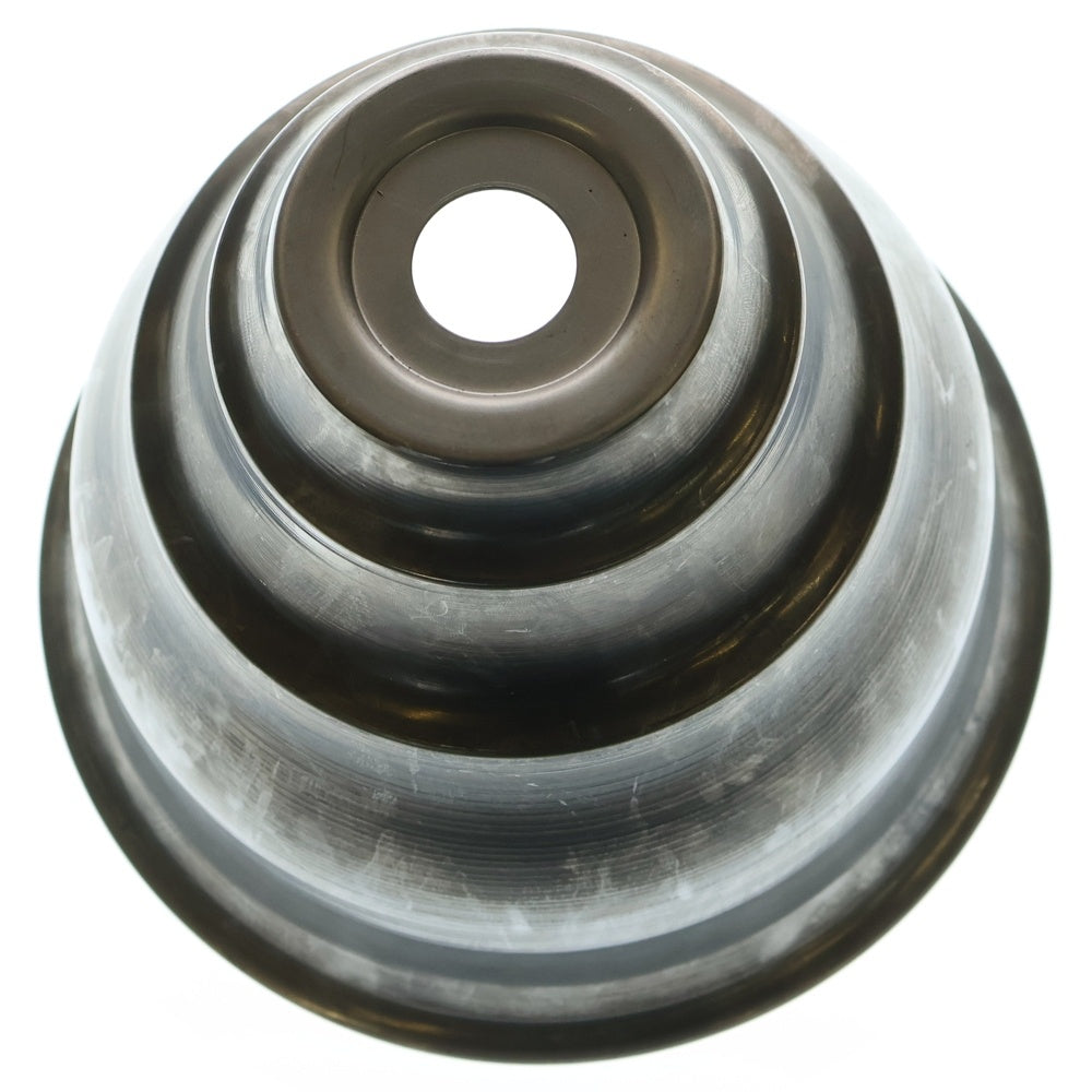 m&m(エムアンドエム) ×MASSES POT TYPE 5 - Conch STEEL / MEDIUM マシス コンク 鉄鉢 ポット シルバー