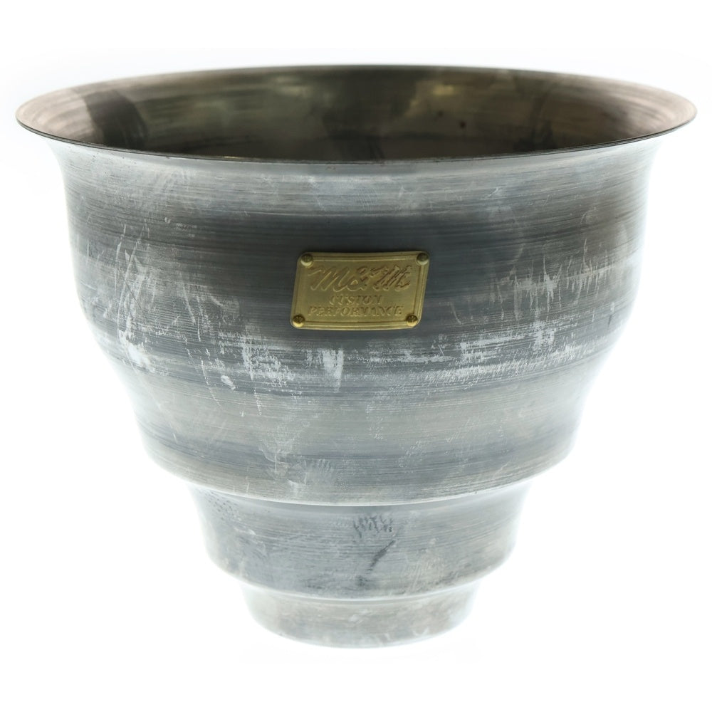 m&m(エムアンドエム) ×MASSES POT TYPE 5 - Conch STEEL / MEDIUM マシス コンク 鉄鉢 ポット シルバー