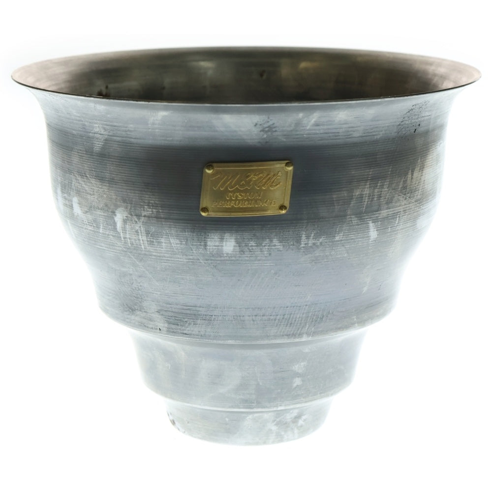 m&m(エムアンドエム) ×MASSES POT TYPE 5 - Conch STEEL / MEDIUM マシス コンク 鉄鉢 ポット シルバー