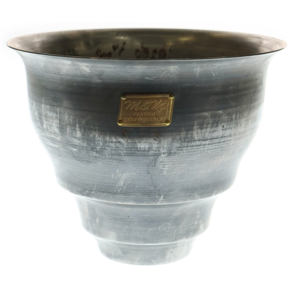 m&m(エムアンドエム) ×MASSES POT TYPE 5 - Conch STEEL / MEDIUM マシス コンク 鉄鉢 ポット シルバー