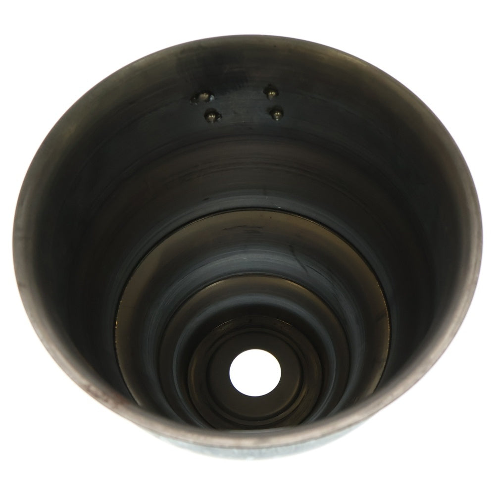 m&m(エムアンドエム) ×MASSES POT TYPE 5 - Conch STEEL / MEDIUM マシス コンク 鉄鉢 ポット シルバー