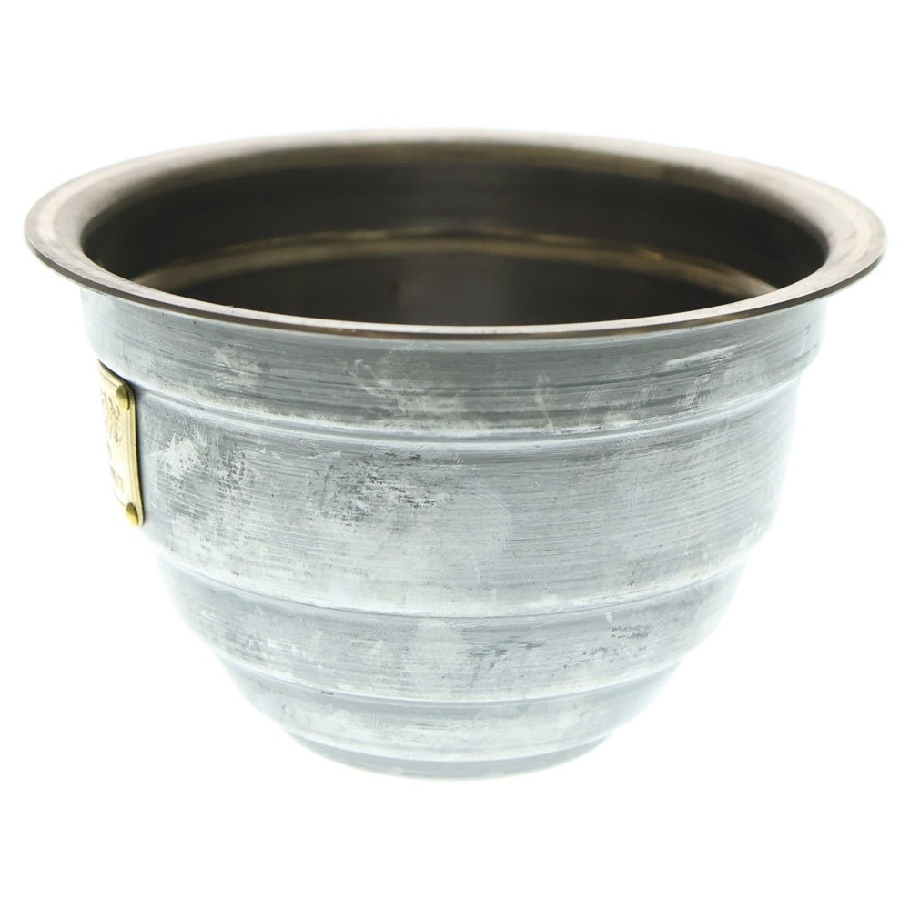 m&m(エムアンドエム) ×MASSES POT TYPE 4 - TERMIT STEEL / SMALL マシス ターミット 鉄鉢 ポット シルバー