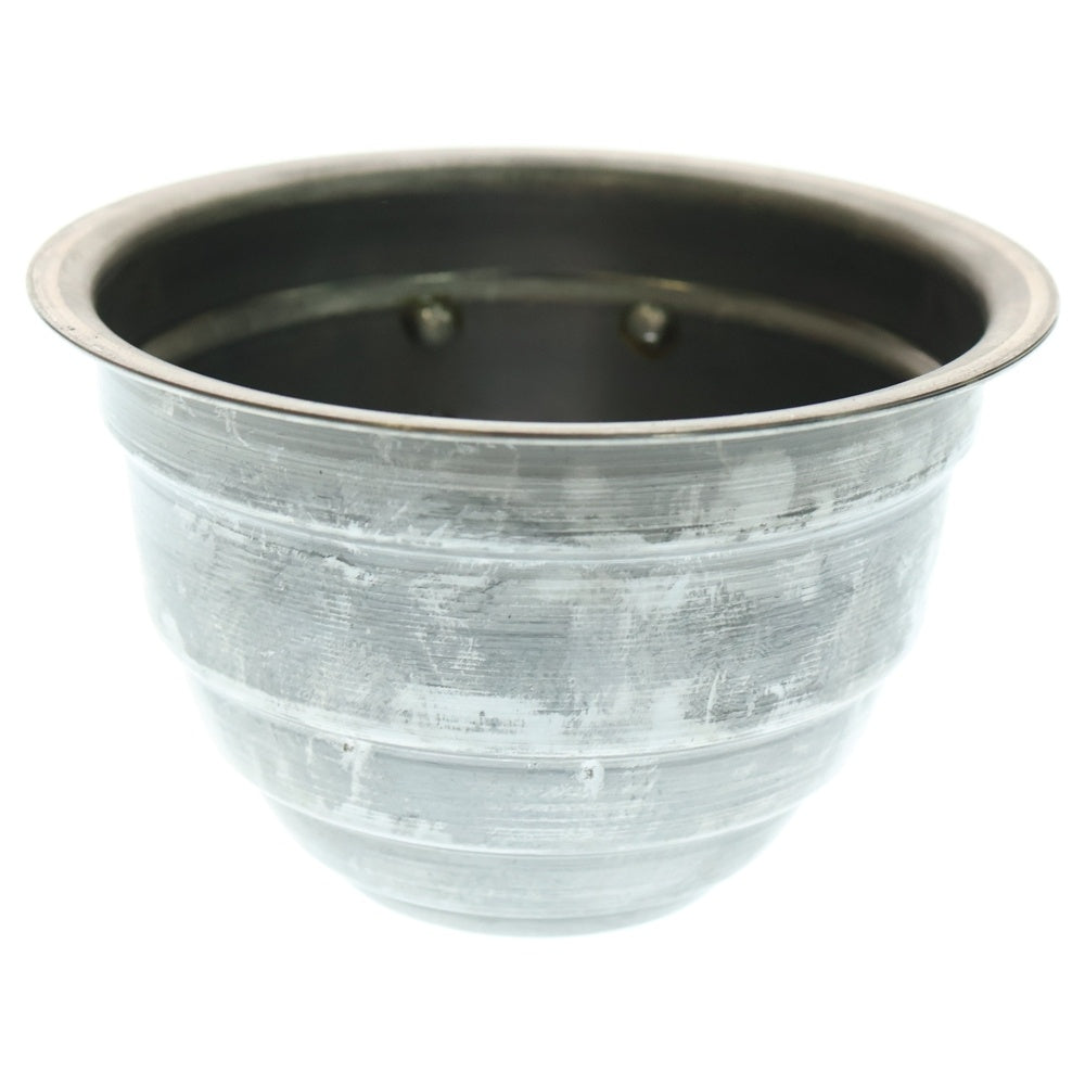 m&m(エムアンドエム) ×MASSES POT TYPE 4 - TERMIT STEEL / SMALL マシス ターミット 鉄鉢 ポット シルバー