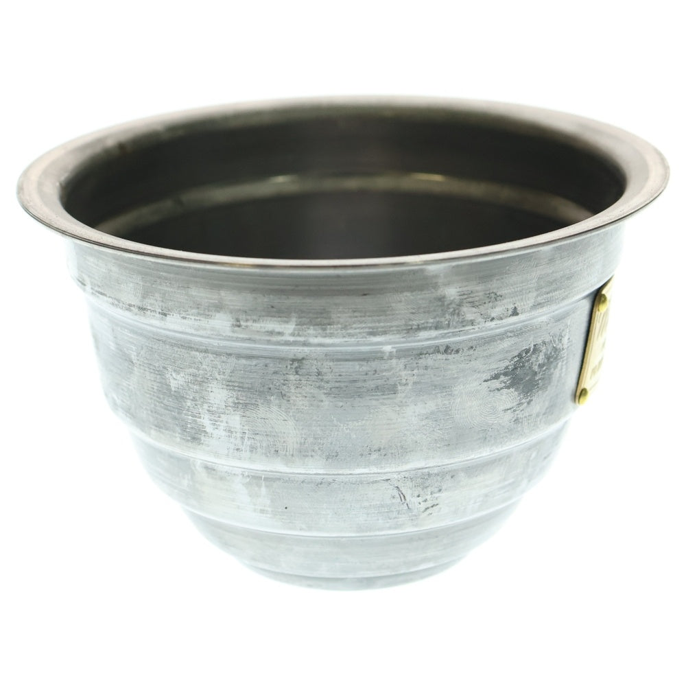 m&m(エムアンドエム) ×MASSES POT TYPE 4 - TERMIT STEEL / SMALL マシス ターミット 鉄鉢 ポット シルバー