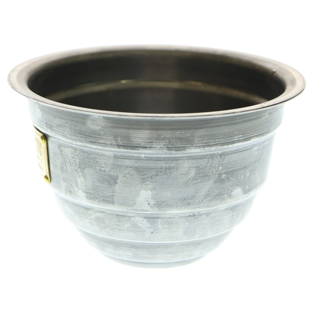 m&m(エムアンドエム) ×MASSES POT TYPE 4 - TERMIT STEEL / SMALL マシス ターミット 鉄鉢 ポット シルバー