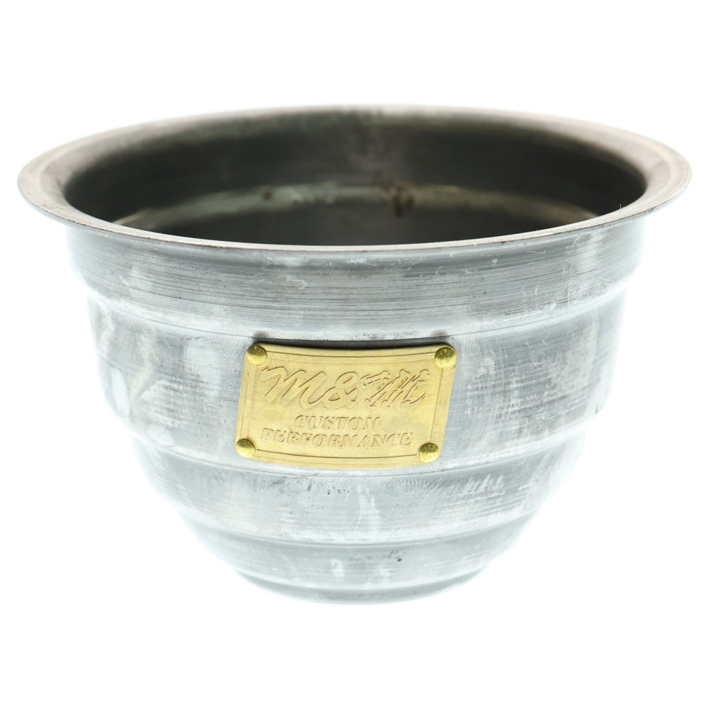 m&m(エムアンドエム) ×MASSES POT TYPE 4 - TERMIT STEEL / SMALL マシス ターミット 鉄鉢 ポット シルバー