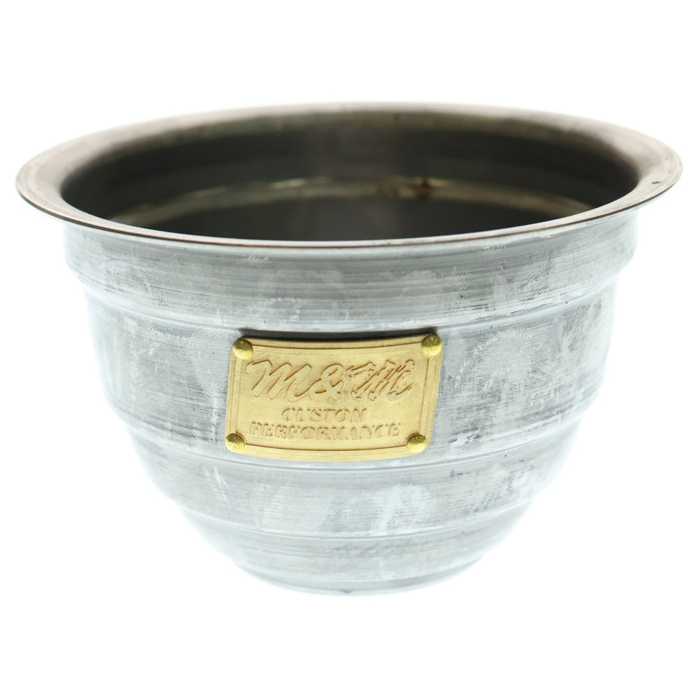 m&m(エムアンドエム) ×MASSES POT TYPE 4 - TERMIT STEEL / SMALL マシス ターミット 鉄鉢 ポット シルバー