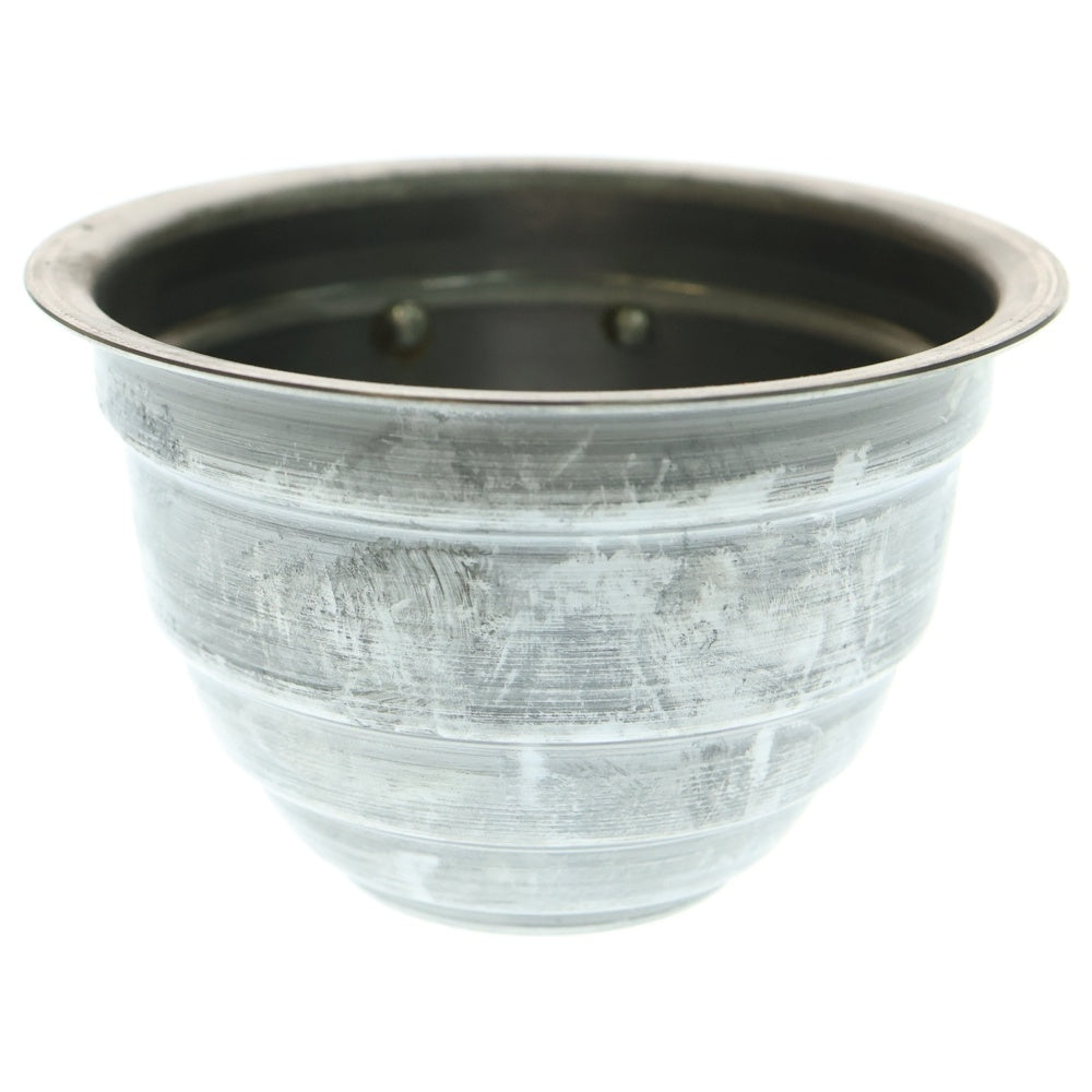 m&m(エムアンドエム) ×MASSES POT TYPE 4 - TERMIT STEEL / SMALL マシス ターミット 鉄鉢 ポット シルバー