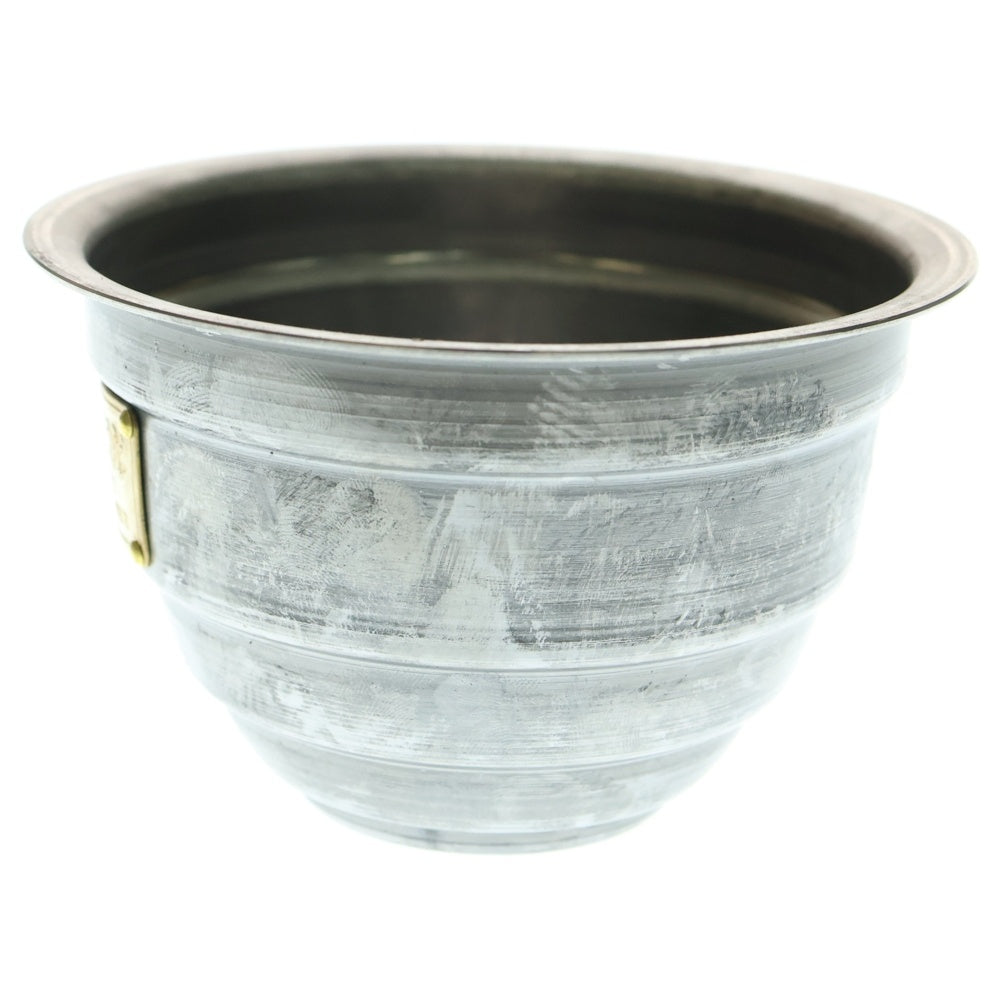 m&m(エムアンドエム) ×MASSES POT TYPE 4 - TERMIT STEEL / SMALL マシス ターミット 鉄鉢 ポット シルバー