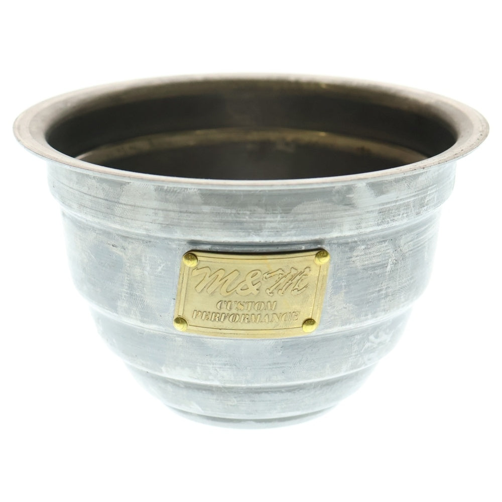 m&m(エムアンドエム) ×MASSES POT TYPE 4 - TERMIT STEEL / SMALL マシス ターミット 鉄鉢 ポット シルバー