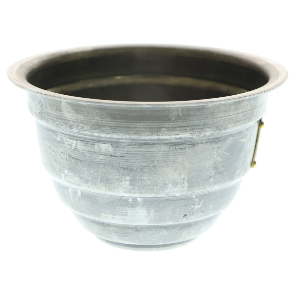 m&m(エムアンドエム) ×MASSES POT TYPE 4 - TERMIT STEEL / SMALL マシス ターミット 鉄鉢 ポット シルバー