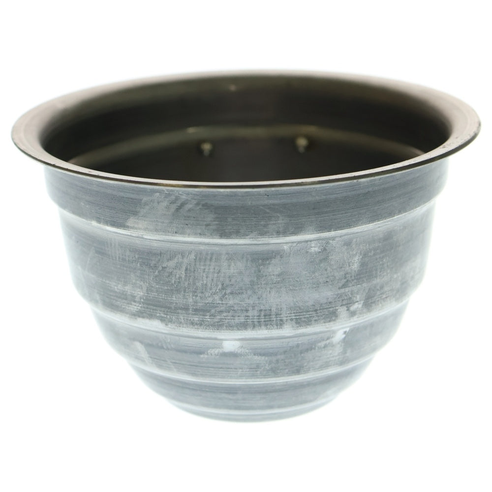 m&m(エムアンドエム) ×MASSES POT TYPE 4 - TERMIT STEEL / SMALL マシス ターミット 鉄鉢 ポット シルバー