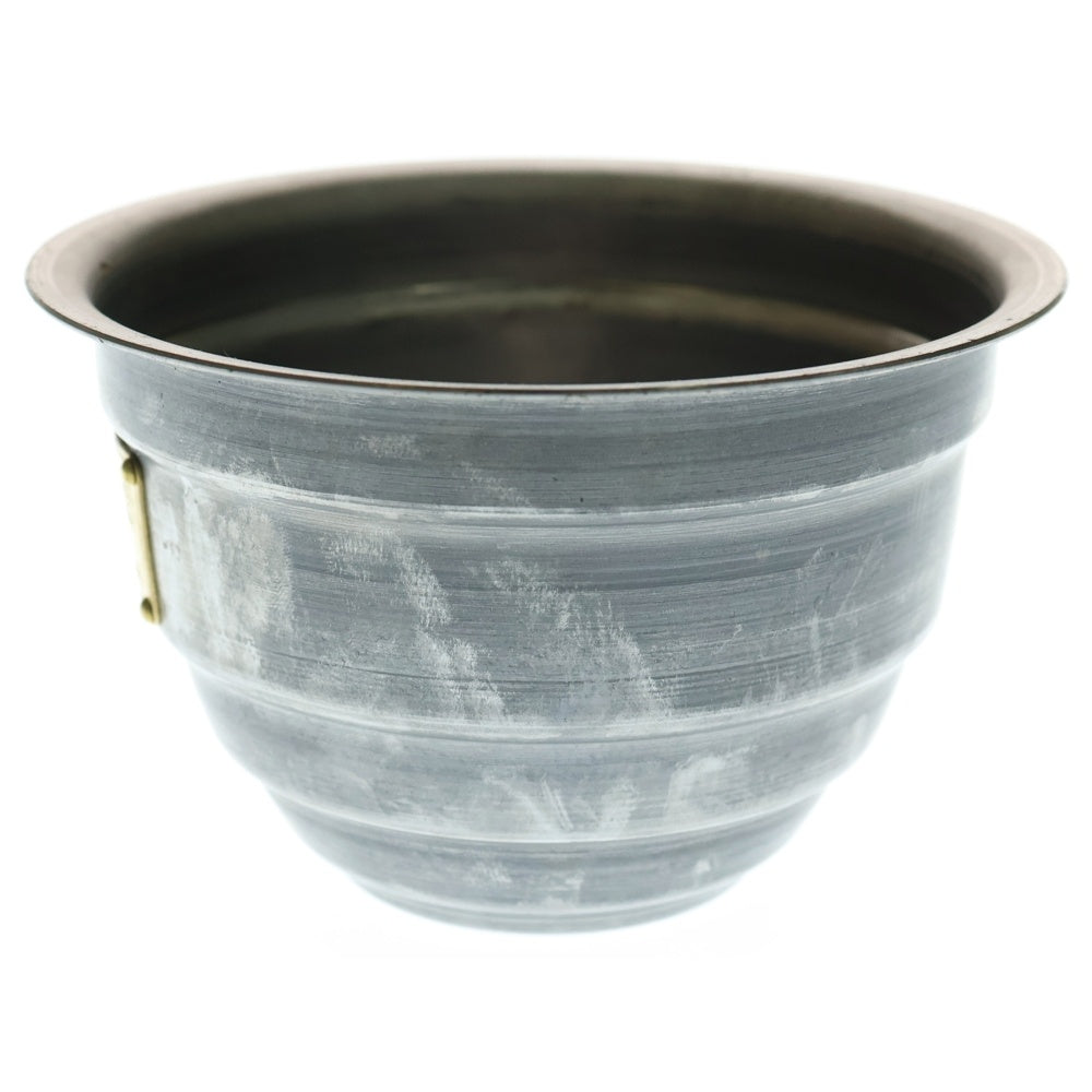 m&m(エムアンドエム) ×MASSES POT TYPE 4 - TERMIT STEEL / SMALL マシス ターミット 鉄鉢 ポット シルバー