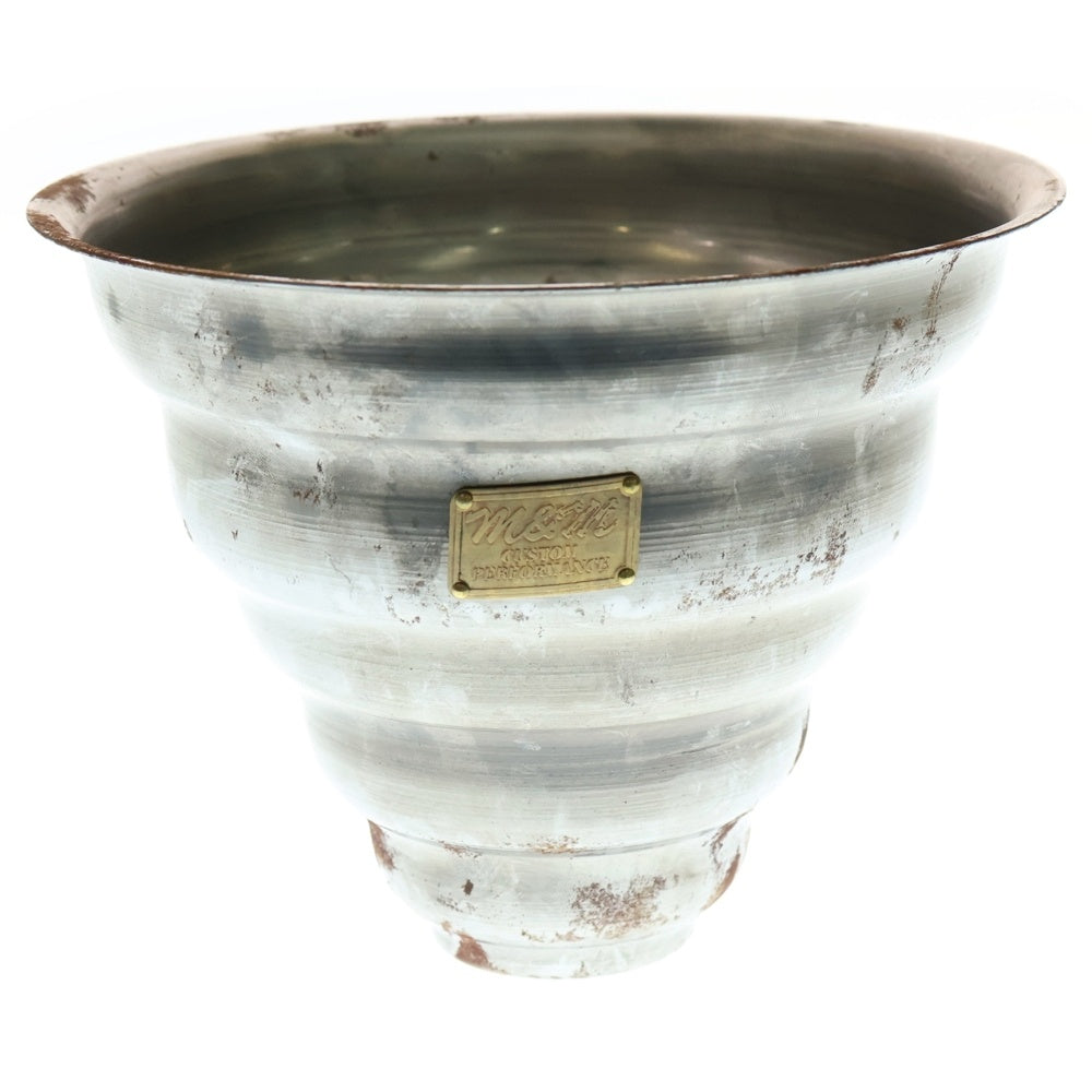 m&m(エムアンドエム) ×MASSES POT TYPE 6 - Bibendum STEEL / MEDIUM マシス ビバンダム 鉄鉢 ポット シルバー