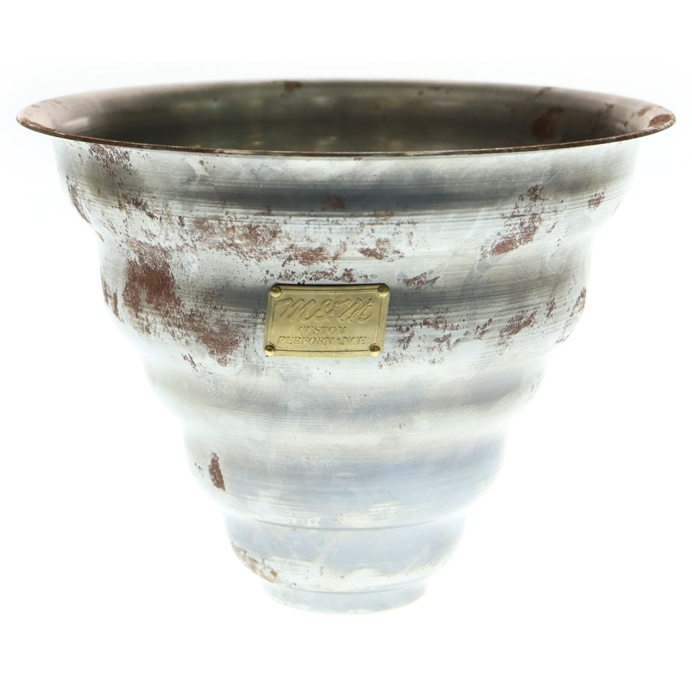 m&m(エムアンドエム) ×MASSES POT TYPE 6 - Bibendum STEEL / MEDIUM マシス ビバンダム 鉄鉢 ポット シルバー