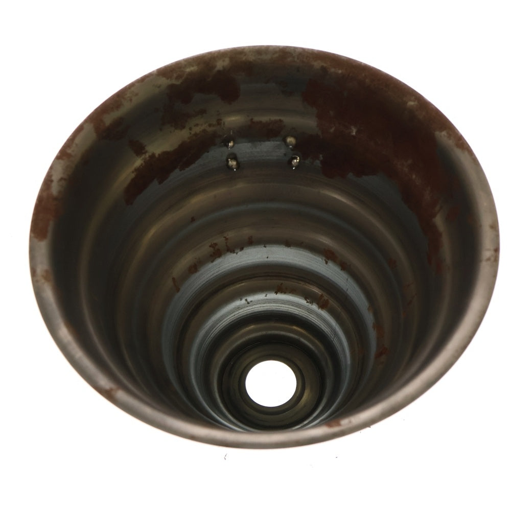 m&m(エムアンドエム) ×MASSES POT TYPE 6 - Bibendum STEEL / MEDIUM マシス ビバンダム 鉄鉢 ポット シルバー