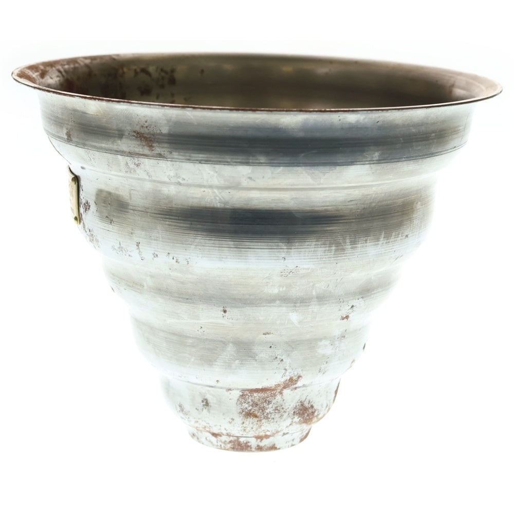 m&m(エムアンドエム) ×MASSES POT TYPE 6 - Bibendum STEEL / MEDIUM マシス ビバンダム 鉄鉢 ポット シルバー