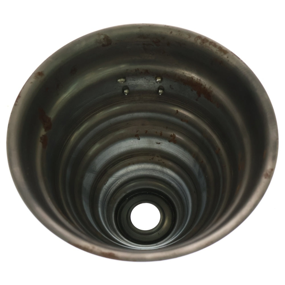 m&m(エムアンドエム) ×MASSES POT TYPE 6 - Bibendum STEEL / MEDIUM マシス ビバンダム 鉄鉢 ポット シルバー