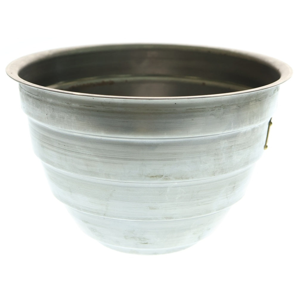 m&m(エムアンドエム) ×MASSES POT TYPE 4 - TERMIT STEEL / LARGE マシス ターミット 鉄鉢 ポット シルバー