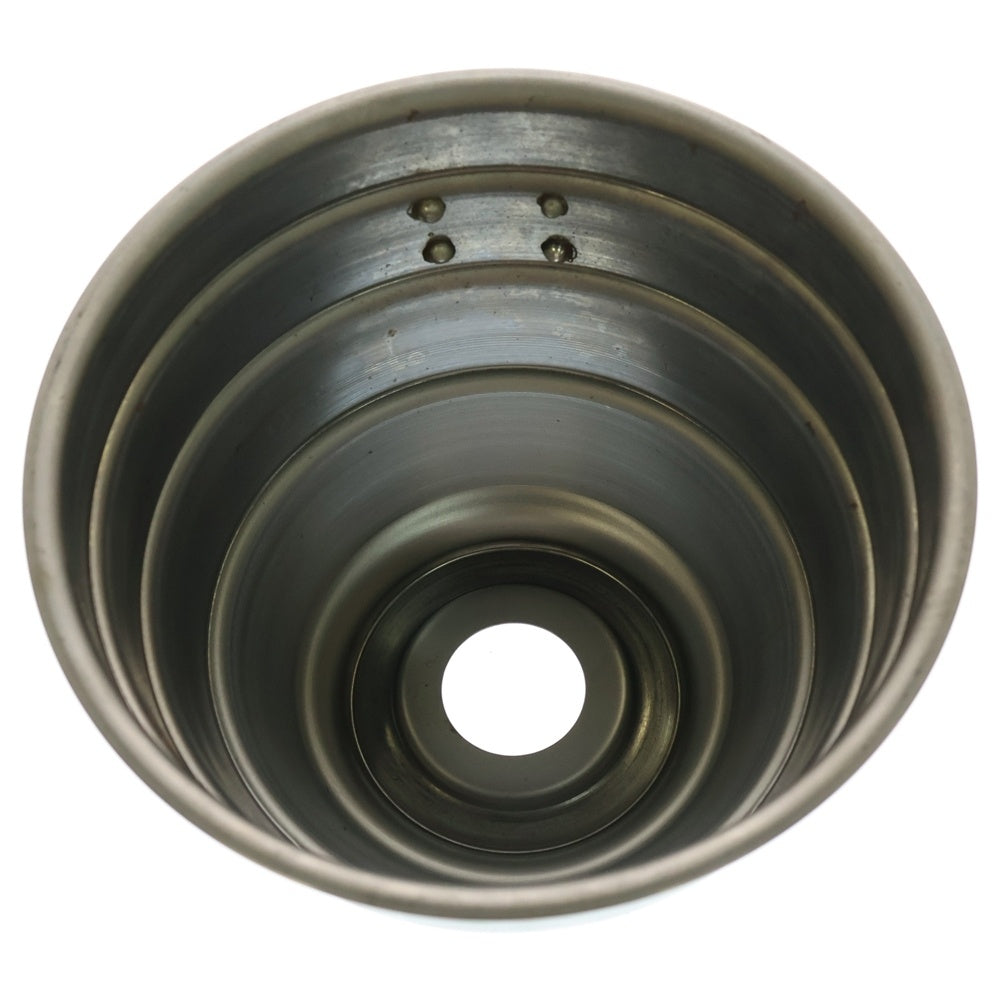 m&m(エムアンドエム) ×MASSES POT TYPE 4 - TERMIT STEEL / LARGE マシス ターミット 鉄鉢 ポット シルバー