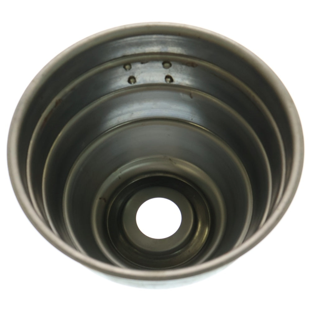 m&m(エムアンドエム) ×MASSES POT TYPE 4 - TERMIT STEEL / LARGE マシス ターミット 鉄鉢 ポット シルバー