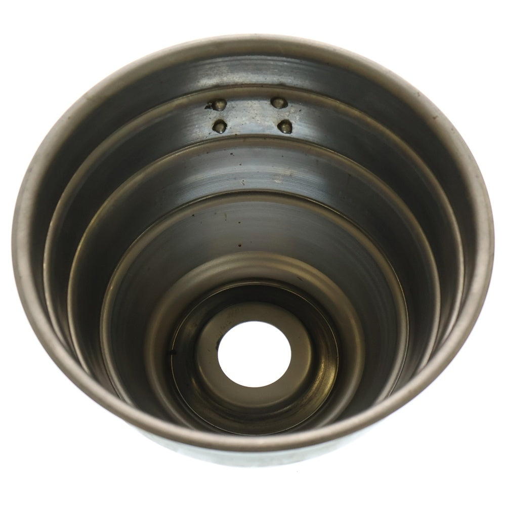 m&m(エムアンドエム) ×MASSES POT TYPE 4 - TERMIT STEEL / LARGE マシス ターミット 鉄鉢 ポット シルバー