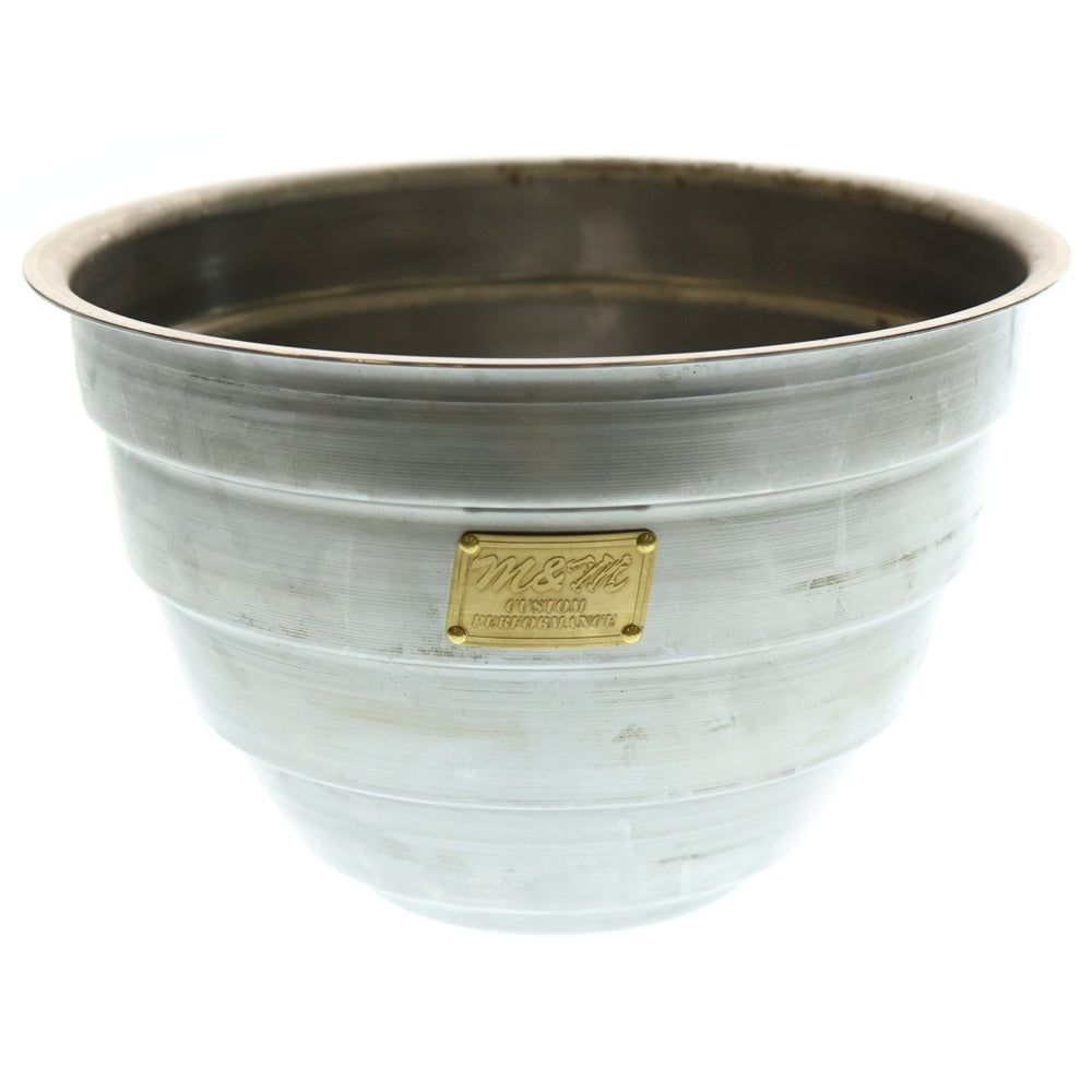 m&m(エムアンドエム) ×MASSES POT TYPE 4 - TERMIT STEEL / LARGE マシス ターミット 鉄鉢 ポット シルバー