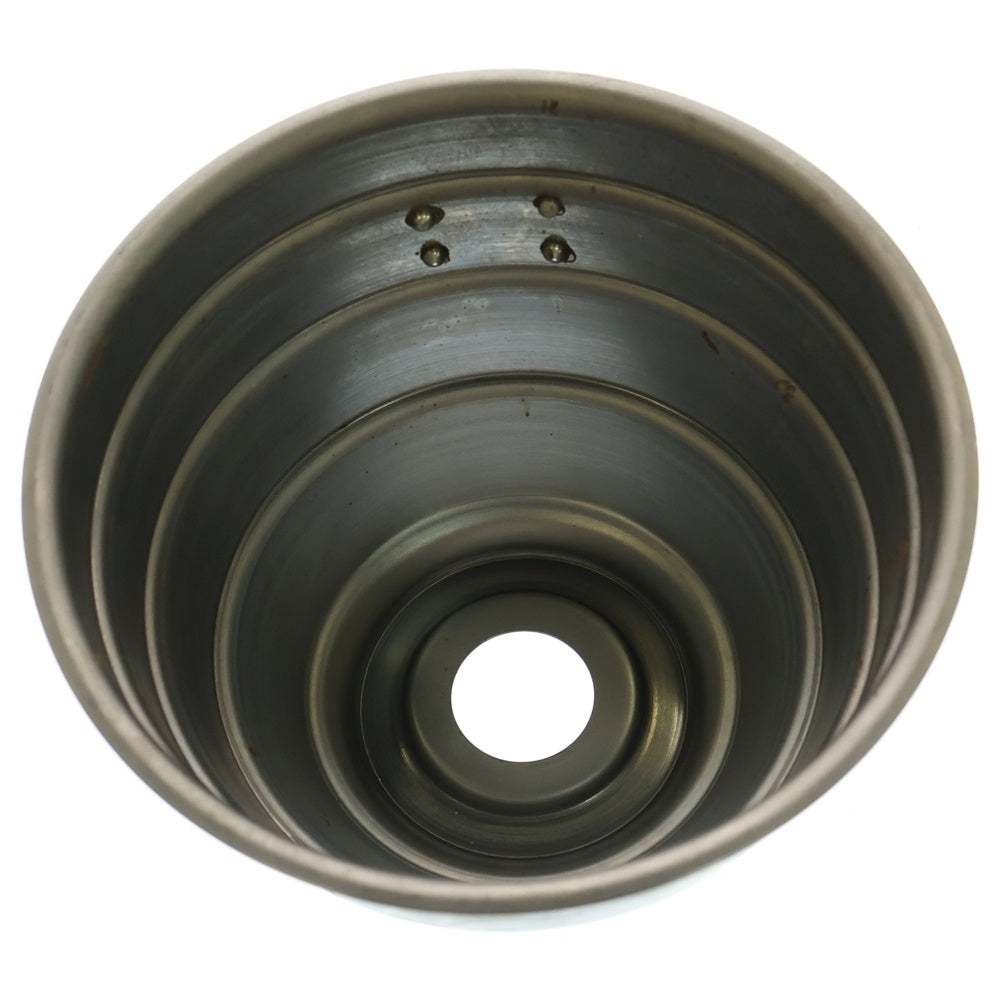 m&m(エムアンドエム) ×MASSES POT TYPE 4 - TERMIT STEEL / LARGE マシス ターミット 鉄鉢 ポット シルバー