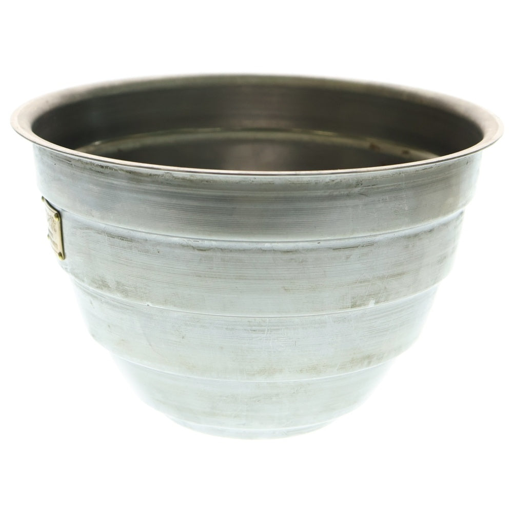 m&m(エムアンドエム) ×MASSES POT TYPE 4 - TERMIT STEEL / LARGE マシス ターミット 鉄鉢 ポット シルバー