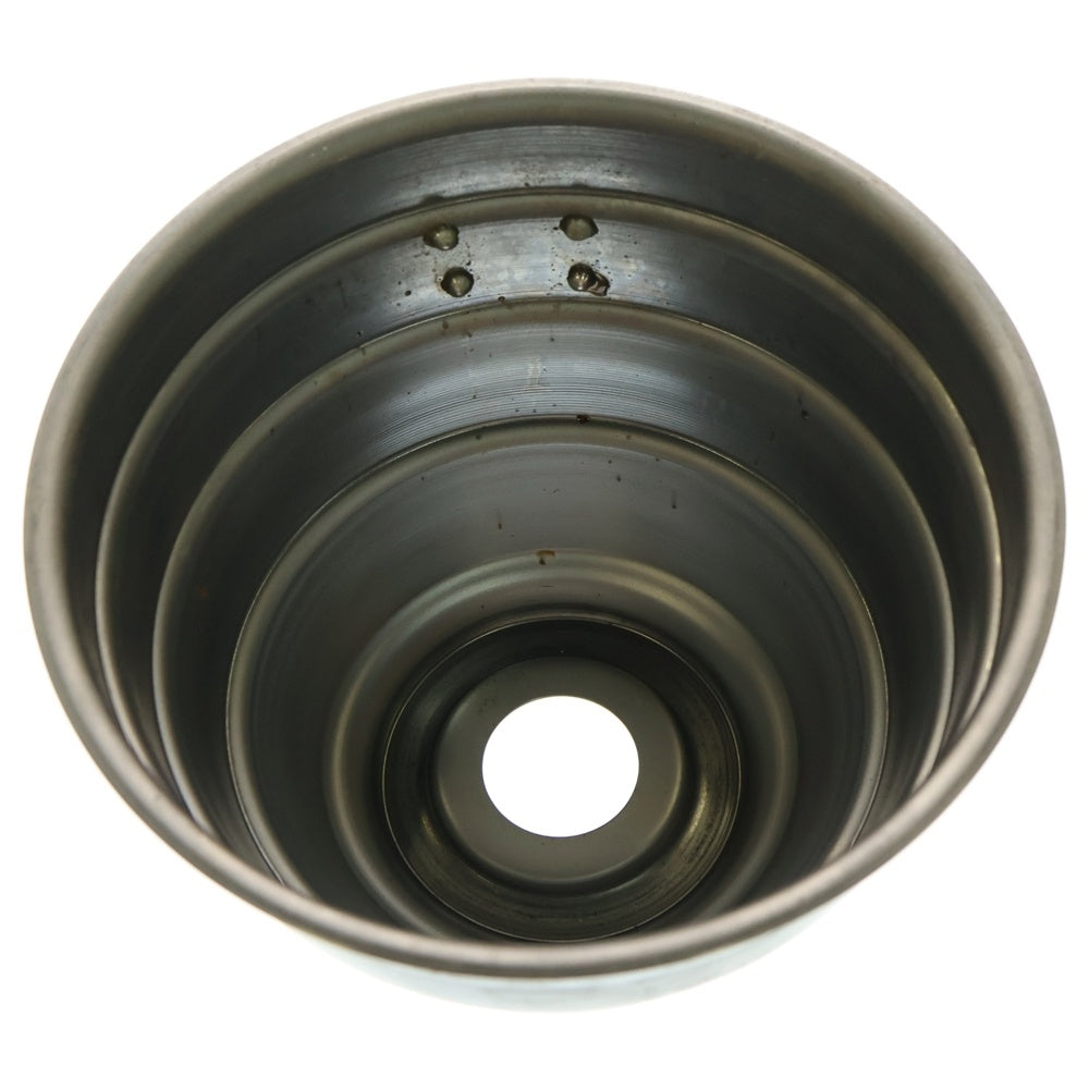 m&m(エムアンドエム) ×MASSES POT TYPE 4 - TERMIT STEEL / LARGE マシス ターミット 鉄鉢 ポット シルバー