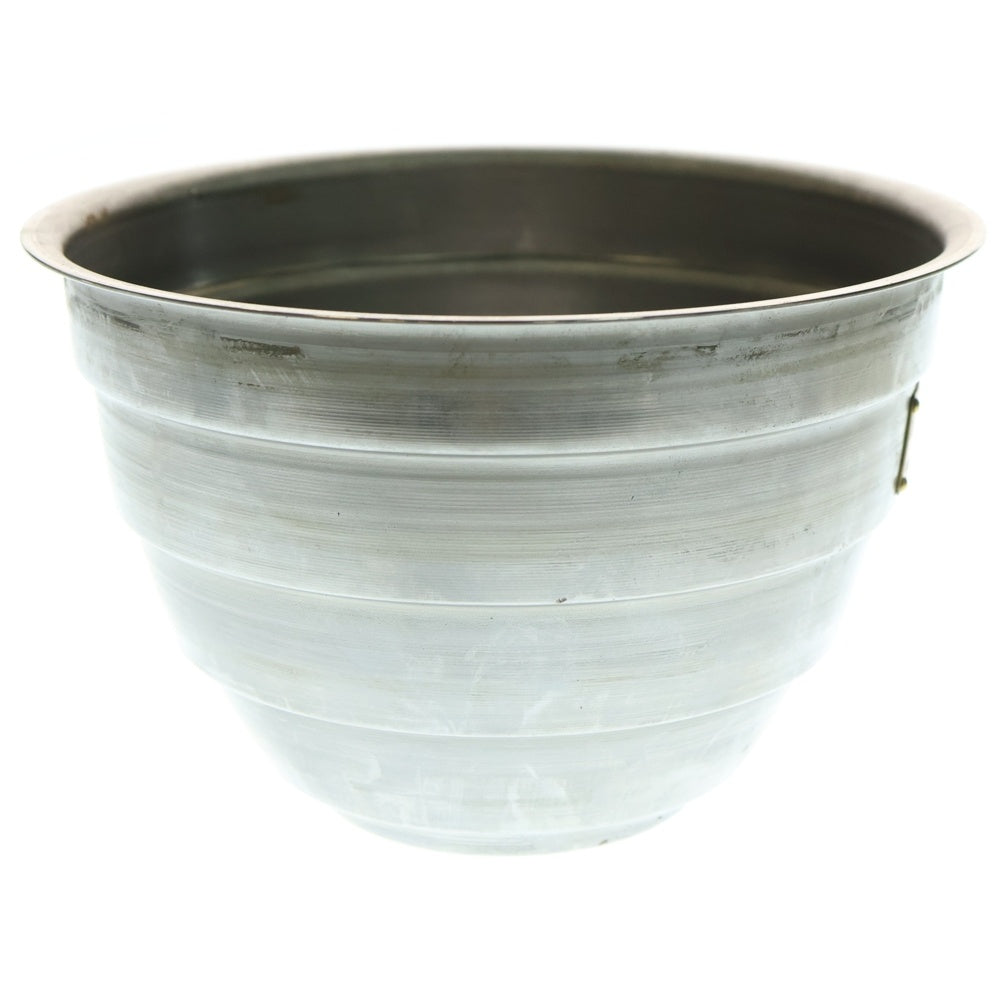 m&m(エムアンドエム) ×MASSES POT TYPE 4 - TERMIT STEEL / LARGE マシス ターミット 鉄鉢 ポット シルバー