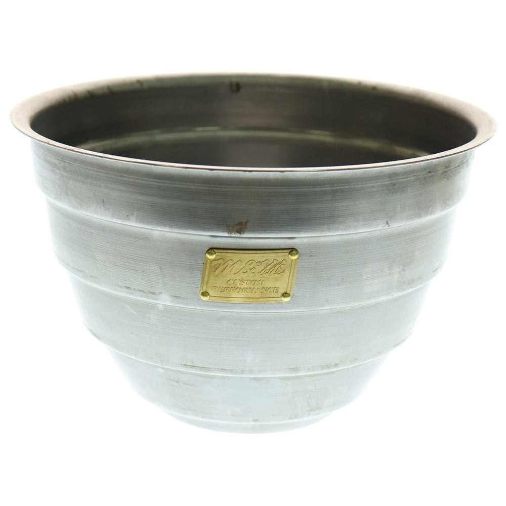 m&m(エムアンドエム) ×MASSES POT TYPE 4 - TERMIT STEEL / LARGE マシス ターミット 鉄鉢 ポット シルバー