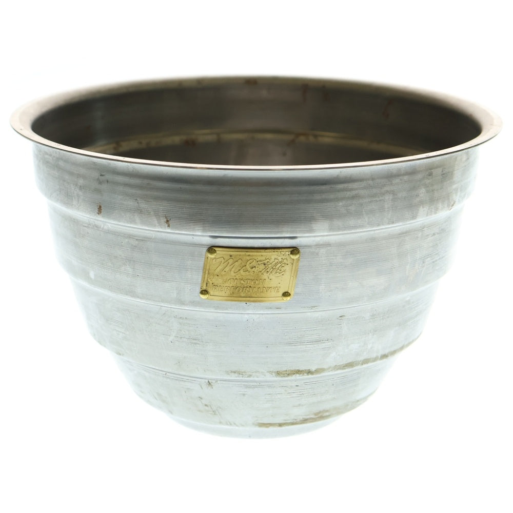 m&m(エムアンドエム) ×MASSES POT TYPE 4 - TERMIT STEEL / LARGE マシス ターミット 鉄鉢 ポット シルバー