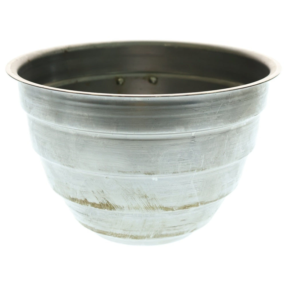 m&m(エムアンドエム) ×MASSES POT TYPE 4 - TERMIT STEEL / LARGE マシス ターミット 鉄鉢 ポット シルバー