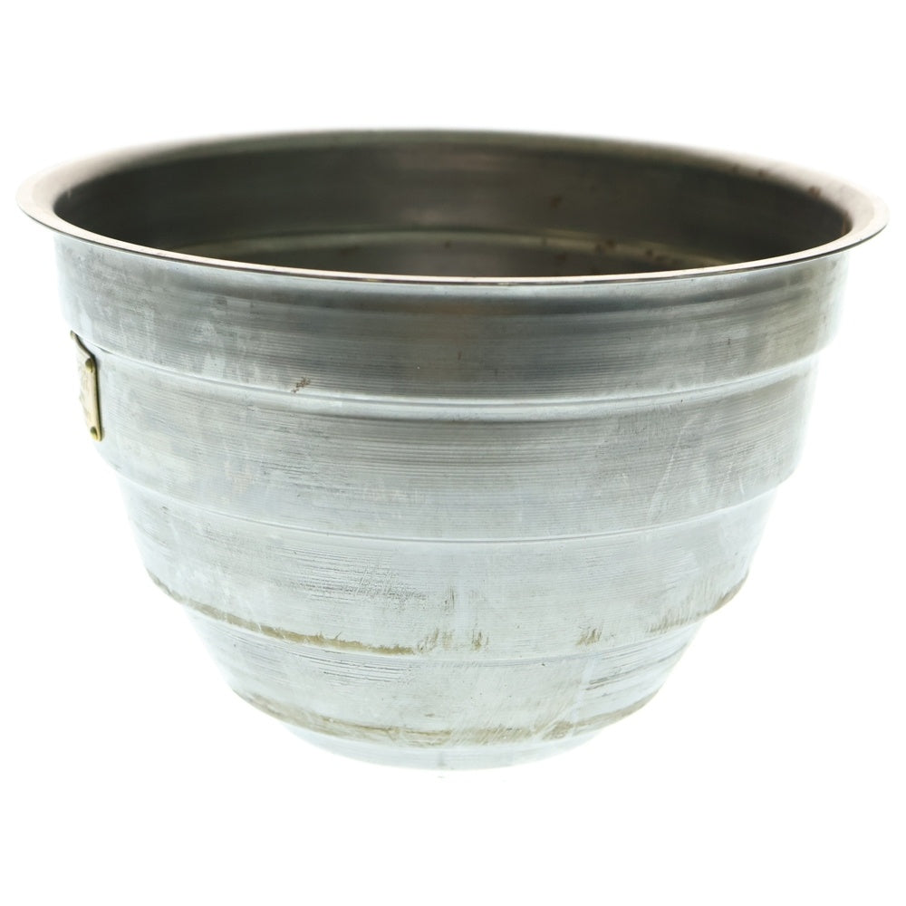 m&m(エムアンドエム) ×MASSES POT TYPE 4 - TERMIT STEEL / LARGE マシス ターミット 鉄鉢 ポット シルバー