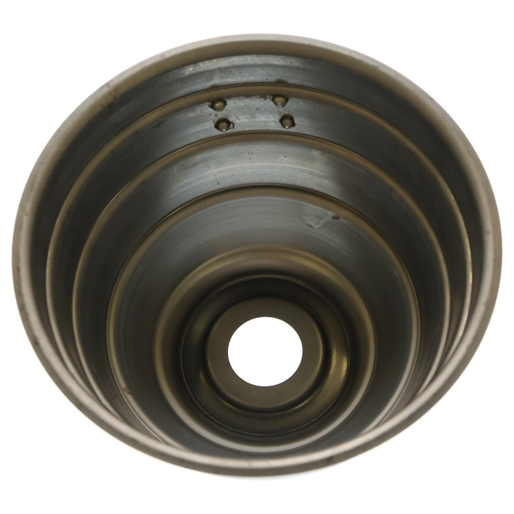 m&m(エムアンドエム) ×MASSES POT TYPE 4 - TERMIT STEEL / LARGE マシス ターミット 鉄鉢 ポット シルバー