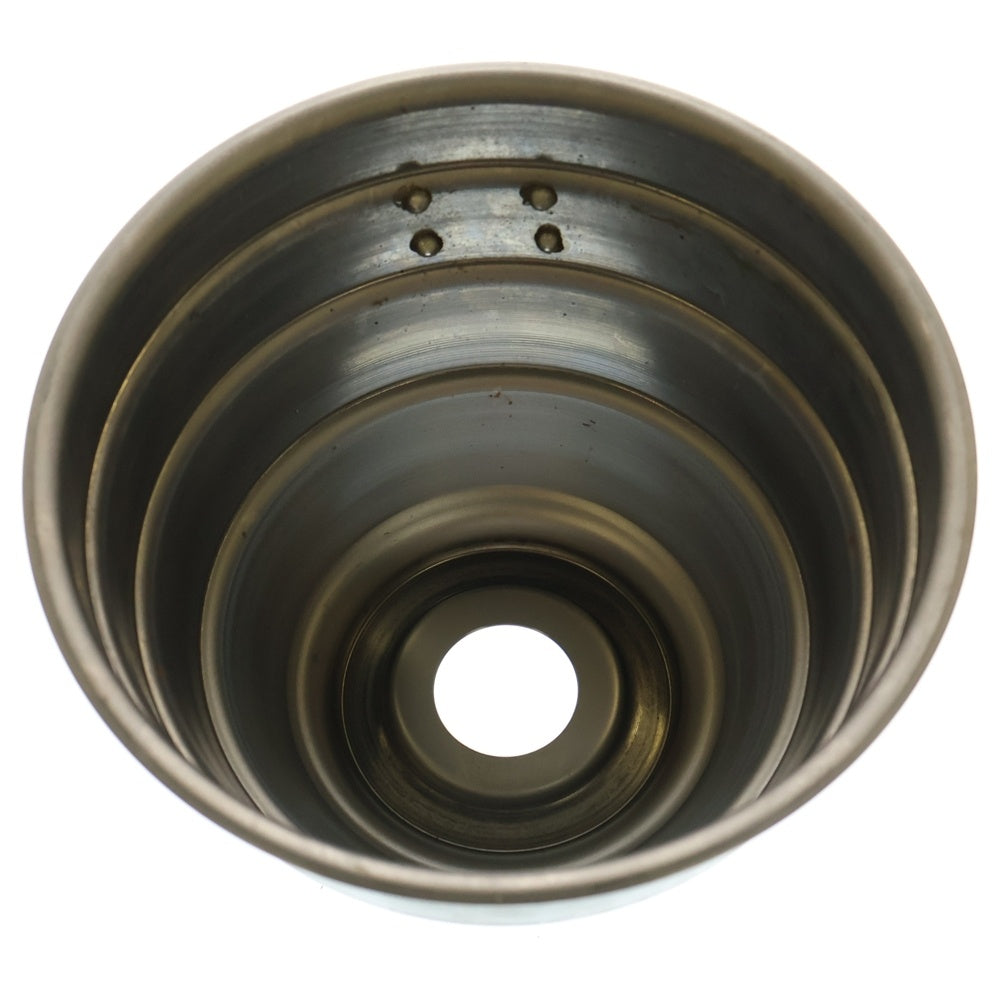 m&m(エムアンドエム) ×MASSES POT TYPE 4 - TERMIT STEEL / LARGE マシス ターミット 鉄鉢 ポット シルバー