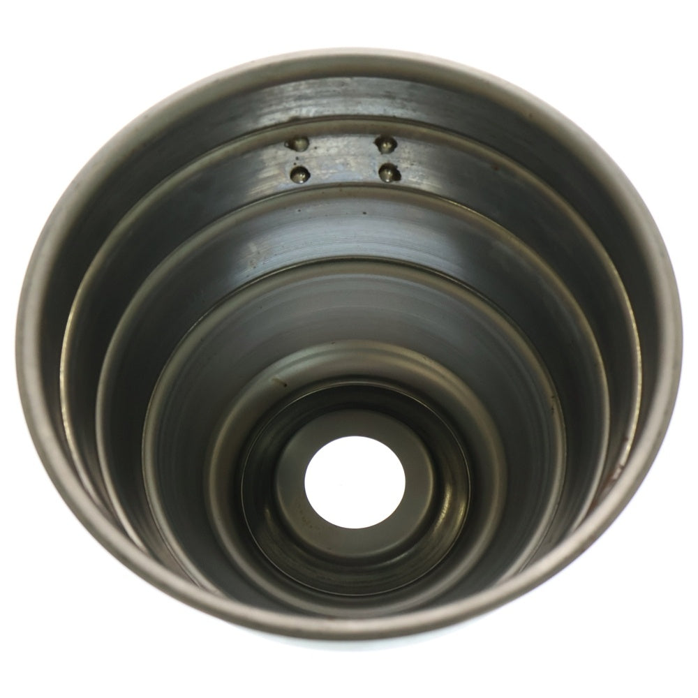 m&m(エムアンドエム) ×MASSES POT TYPE 4 - TERMIT STEEL / LARGE マシス ターミット 鉄鉢 ポット シルバー