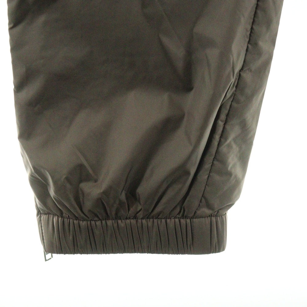 Rick Owens(リックオウエンス) 18AW NYLON TRACK PANTS ナイロン サイドジップ ドローストリング トラックパンツ ブラウン RU18F1388-EV