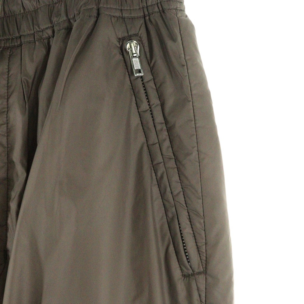 Rick Owens(リックオウエンス) 18AW NYLON TRACK PANTS ナイロン サイドジップ ドローストリング トラックパンツ ブラウン RU18F1388-EV