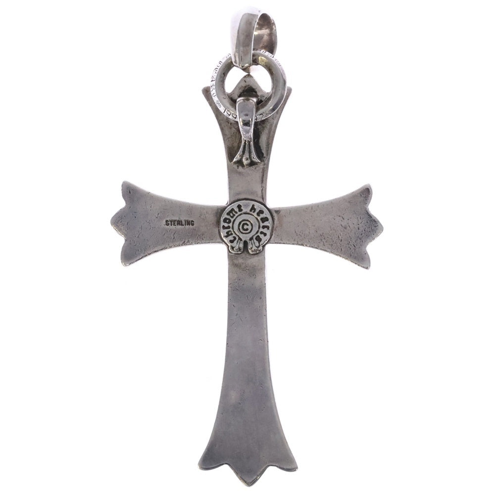 CHROME HEARTS(クロムハーツ) CH CRS LG W/BALE Wベイル ラージCHクロスペンダントトップ シルバー BCA215