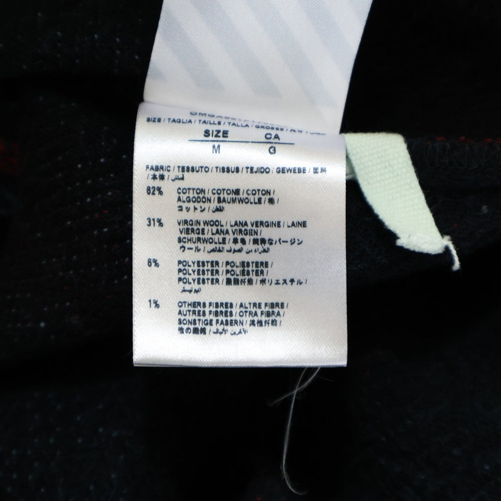 OFF-WHITE(オフホワイト) 17AW CHECK SHIRT アロープリント チェック柄 ウエスタン長袖シャツ レッド/ブルー OMGA001F17590017