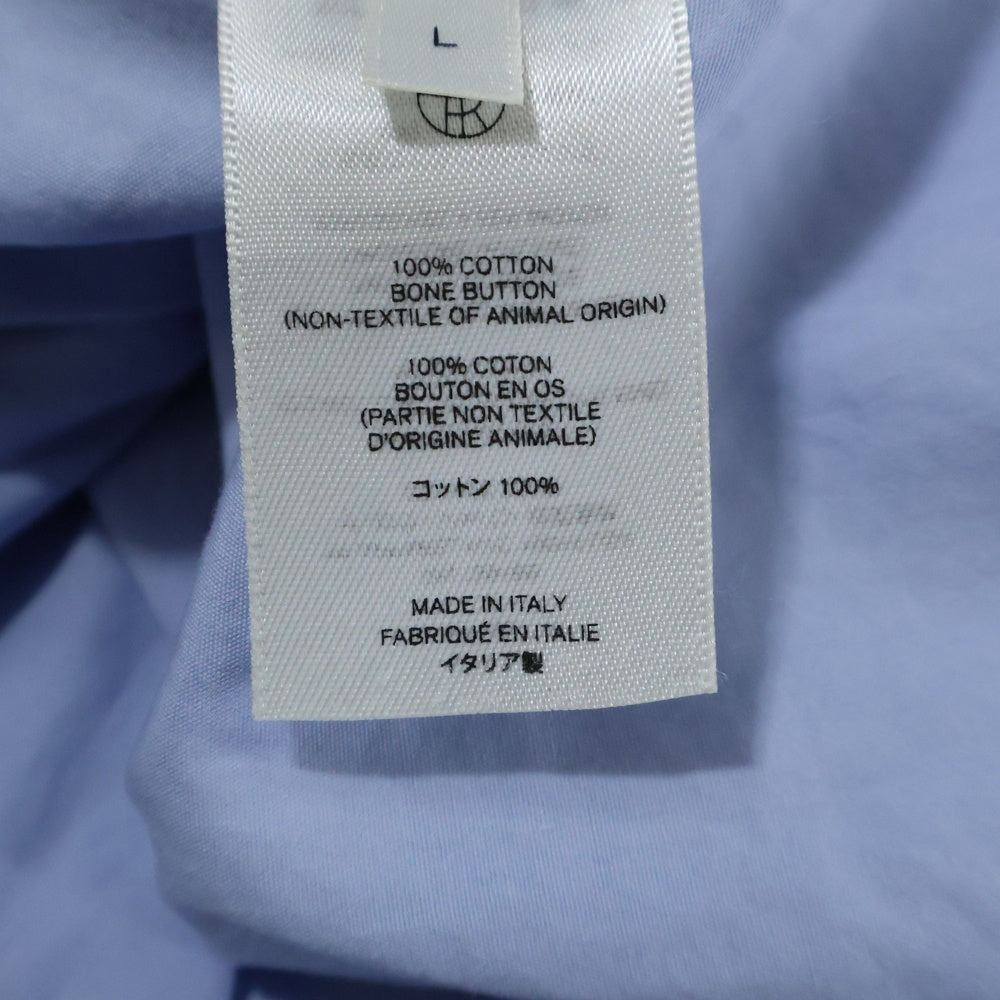 THE ROW(ザロウ) イタリア製 コットン ロングスリーブ 長袖シャツ ブルー