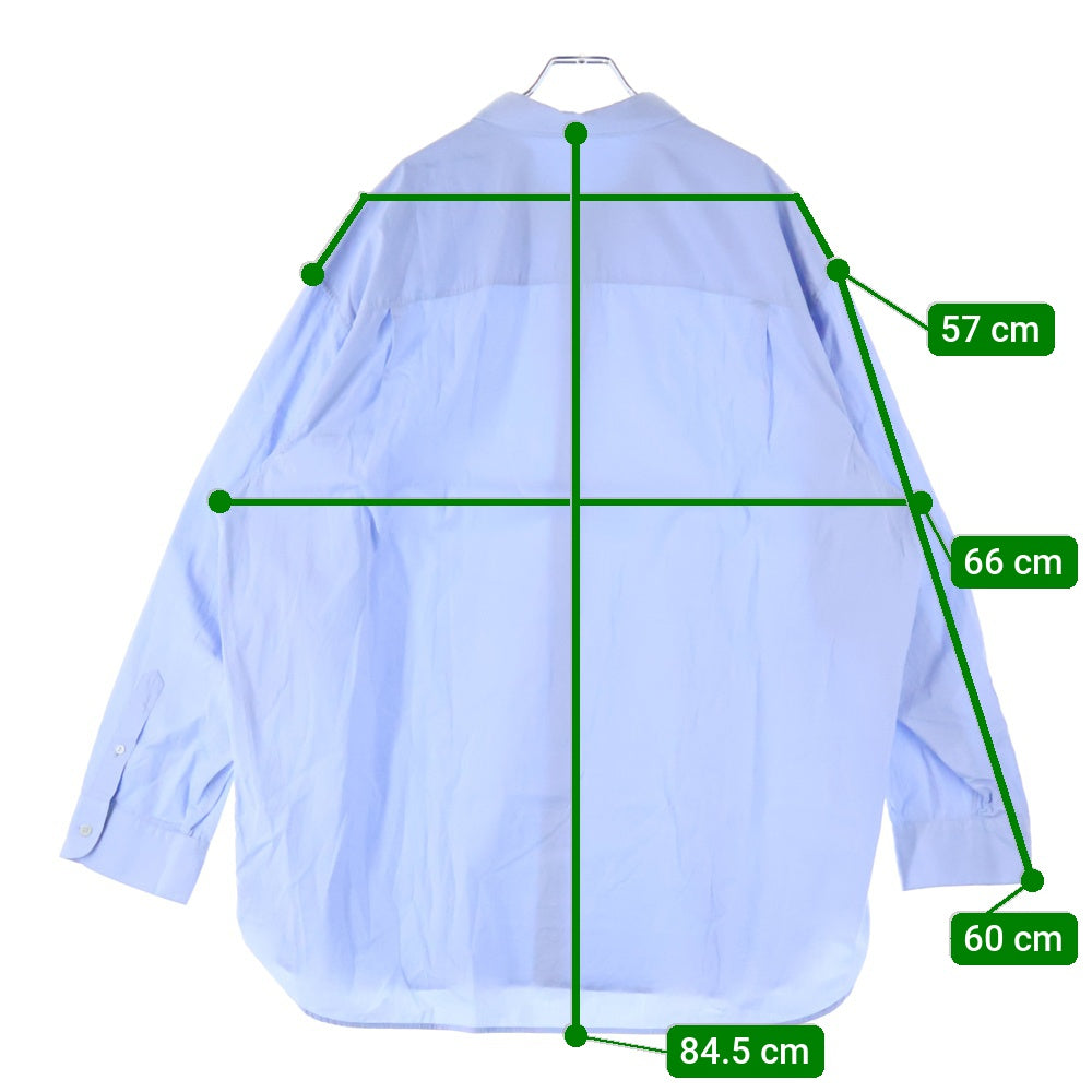 THE ROW(ザロウ) イタリア製 コットン ロングスリーブ 長袖シャツ ブルー
