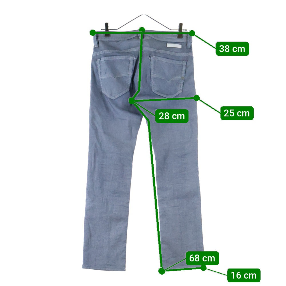 DIESEL(ディーゼル) THAVAR NE タバー ストレッチ デニムパンツ インディゴ 0681R