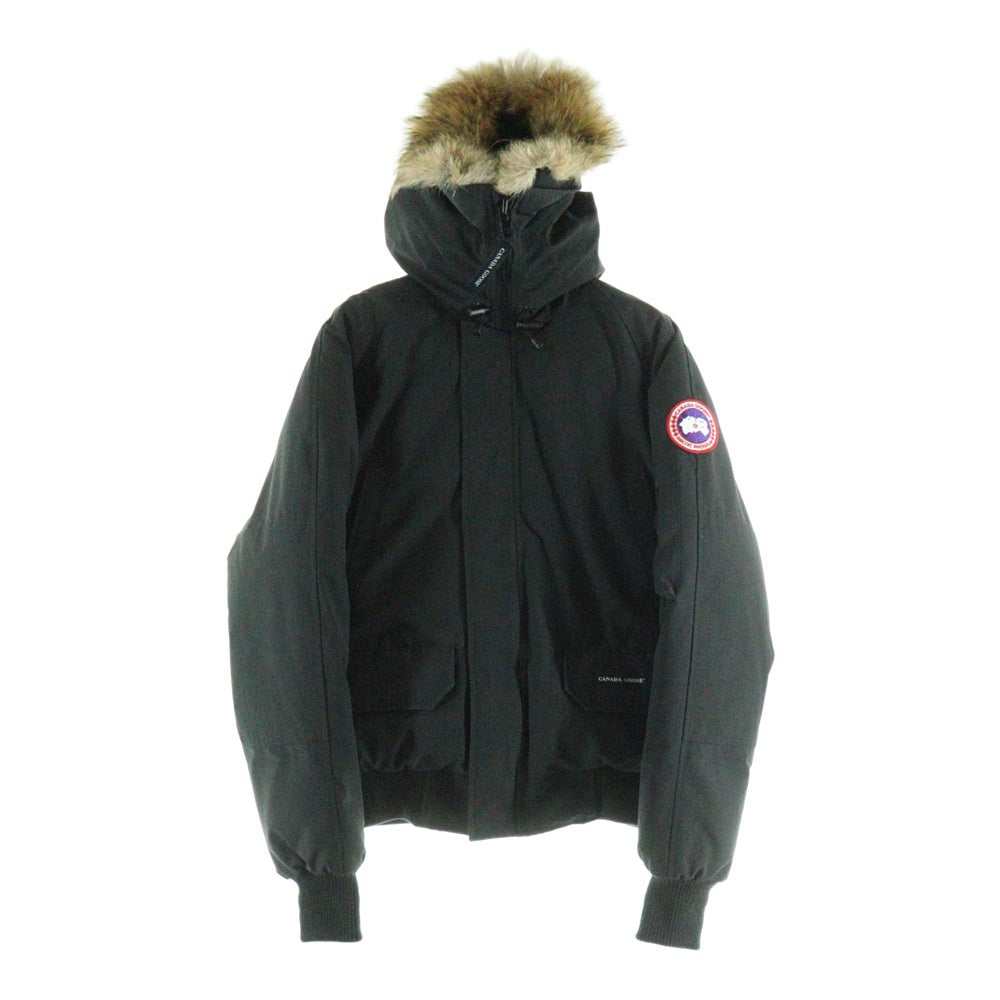 CANADA GOOSE(カナダグース) CHILLIWACK BOMBER FUSION FIT チリワック ボンバーフュージョンフィット ファー フーデッドダウンジャケット ブラック 7999MA