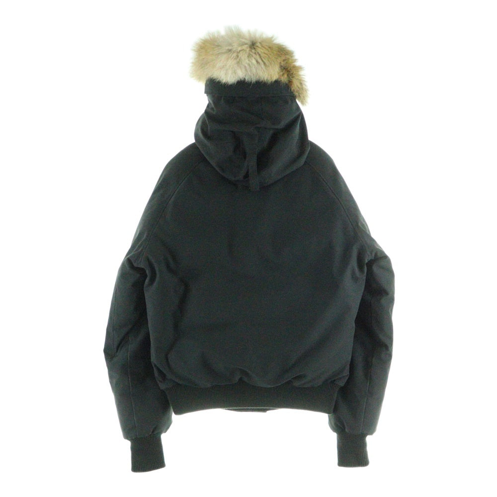 CANADA GOOSE(カナダグース) CHILLIWACK BOMBER FUSION FIT チリワック ボンバーフュージョンフィット ファー フーデッドダウンジャケット ブラック 7999MA